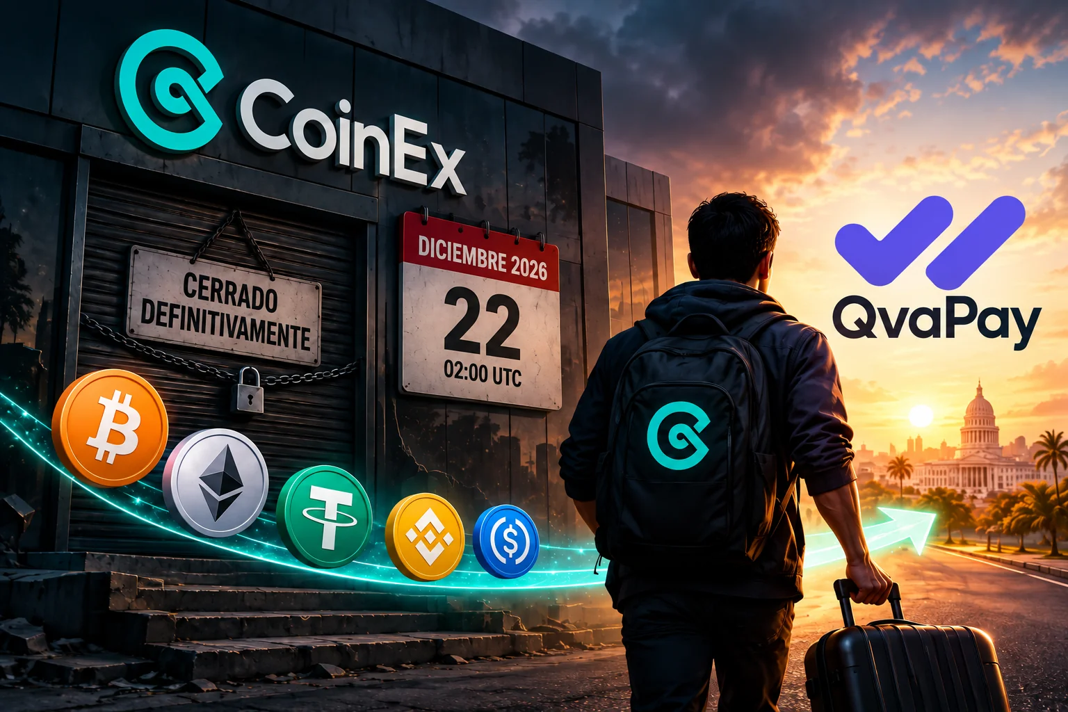 Y se marchó: CoinEx dice adiós definitivamente